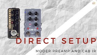 Video thumbnail for Do I need a cab sim? - Mooer Cab x2 Rowin DI Box Mooer Preamp 012 US Gold by Lery Alamar (Guitar Sauce)