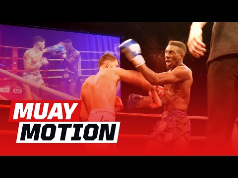 George Jarvis vs Damien Cazambo | SuperShowDown | Muay Thai in Slow Motion