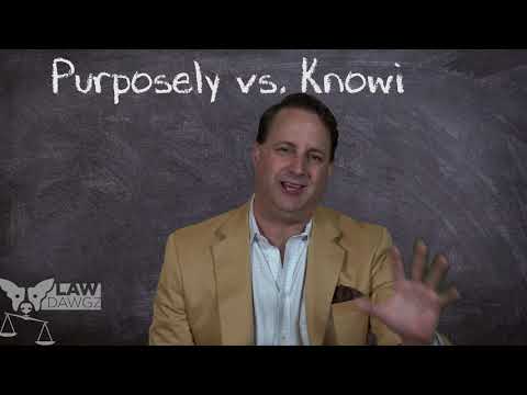 Criminal Law - Knowingly