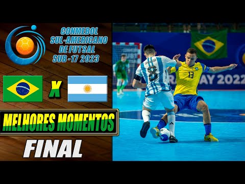 Brasil X Argentina | FINAL | Sul-Americano Sub-17 de Futsal 2023 (25/06/2023)