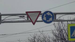 Урок Вождения из центра города на север.