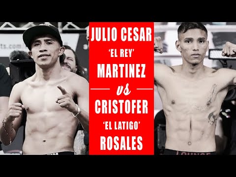 Julio Cesar Martinez vs Cristofer Rosales Official For December