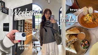 Weekend in LA ☕️ cafe hopping, holiday vibes, trader joes, marzipan mukbang