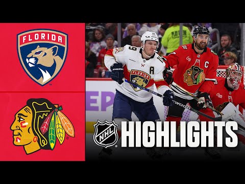 Panthers vs. Blackhawks | NHL Highlights | January 25, 2026