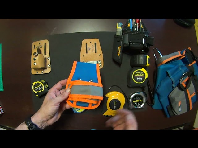 Vídeo relacionado con BLOGLOER Cinturón Herramientas con 26 Bolsillos y 1 Portamartillo Anillo, Magnéticas cintura con 3 Imanes Fuertes, Refuerzo de Remaches, para Electricistas, Técnicos, Negro Azul