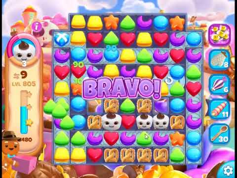 Cookie Jam Blast Level 805 - NO BOOSTERS 🍪 | SKILLGAMING ✔️