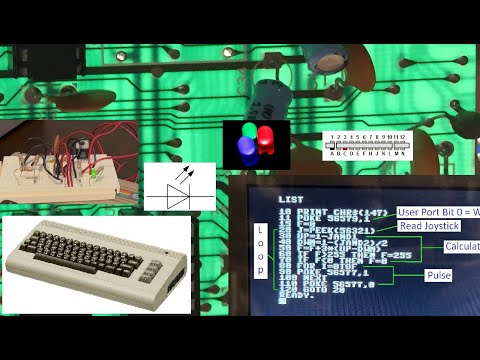 Using A Commodore 64 To Control A Flashing Light