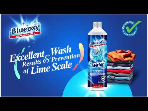 Blueoxy laundry water softening liquid