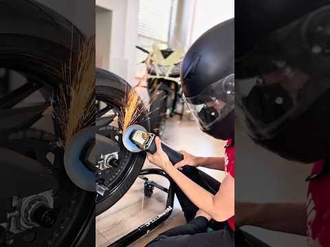Step by Step Motorcycle Chain Replacement | Ducati 899 #motovlog #ducati #powertools
