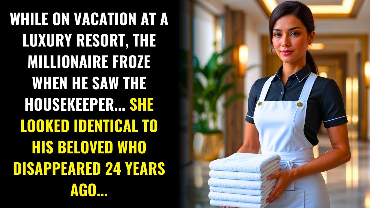 WHEN HE SAW THE MAID, THE MILLIONAIRE FROZE: SHE LOOKED EXACTLY LIKE HIS MISSING BELOVED...