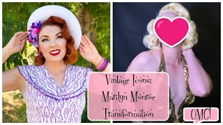 Vintage Icons: Marilyn Monroe Transformation
