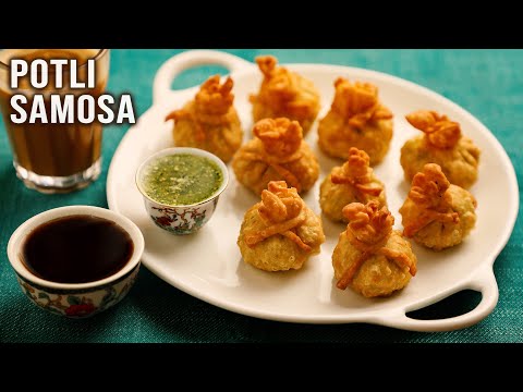 Tasty Potli Samosa Recipe | Mini Samosa with Aloo & Matar Fillings | HOLI SPECIAL | Veg Potli