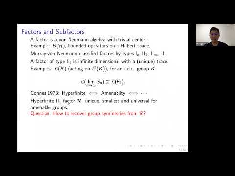 Zhengwei Liu | Subfactors--in Memory of Vaughan Jones