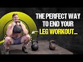 HEAVY Kettlebell Leg Finisher [Get Wicked Strong AND Ripped!] | Coach MANdler