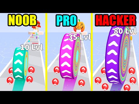 NOOB vs PRO vs HACKER Peel Runner 3D