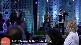 Lil Kleine &amp; Ronnie Flex - Drank &amp; Drugs [live bij Jinek] (prod. Jack $hirak) - #NewWave