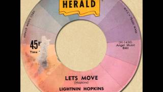 LIGHTNIN HOPKINS - LETS MOVE [Herald 542] 1959