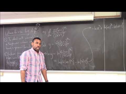 Math 1203-R04 Lecture 14 - Log Differentiation and Linear Approximation