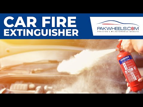 Powder Car Fire Extinguisher With Mount Bracket