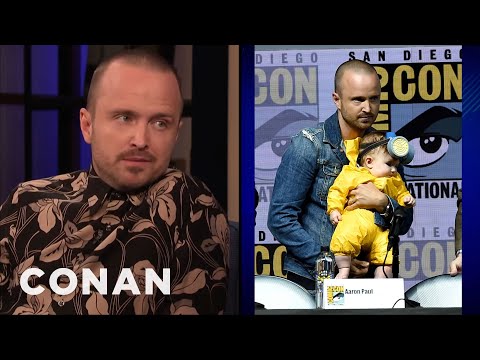 Aaron Paul Dressed His Daughter In "Breaking Bad" Cosplay | CONAN on TBS