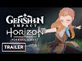 Genshin Impact x Horizon Forbidden West - Crossover Trailer | gamescom 2021
