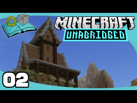 Minecraft Unabridged - Ep. 2: Starter House Tower | Primus Unabridged Modpack Let's Play