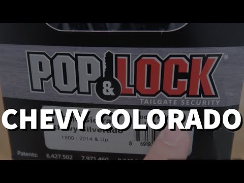 2015-2018 Chevy colorado/canyon Power Tailgate Lock Install -POP & LOCK- PL8140