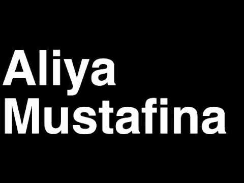How to Pronounce Aliya Mustafina Russia Gold Medal Uneven Bars London 2012 Olympics Video