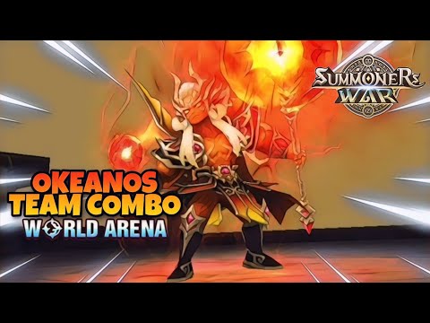 Okeanos Team Combo in World Arena Ep. 5 - Summoners War