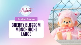 Monchhichi Mončiči ragazza rosa con bavaglino 45cm