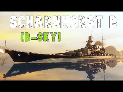 World of WarShips Scharnhorst B - 6 Kills 186K Damage