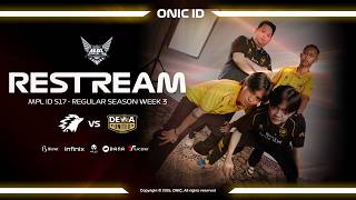 Download lagu RESTREAM ONIC VS DEWA MPL ID S17 WEEK 3 mp3