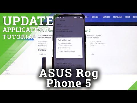 ASUS ROG Phone 5 – Main Phone Settings & Deactivating System Auto Updates
