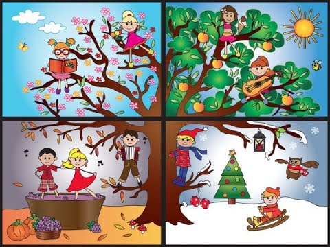 Les 4 saisons et leurs caractéristiques en maternelle
