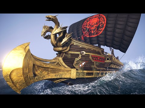 Fully Maxed Out Ship AC Odyssey (+Flamethrower)