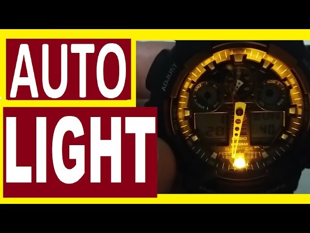 auto illumination g shock