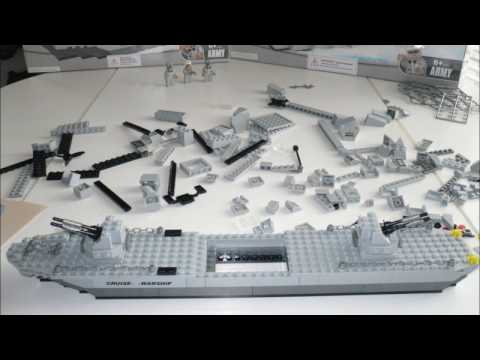 comment construire un bateau de guerre en lego