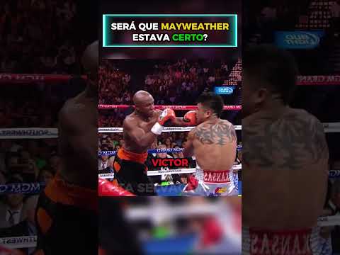 O momento em que Mayweather surpreendeu a todos! 🥊🤯