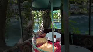 Riverfront dining in Antalya Turkey 🇹🇷 #Shorts
