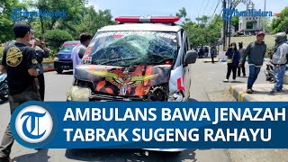 Diduga Kurang Konsentrasi, Sopir Ambulans Bawa Jenazah Tabrak Bus Sugeng Rahayu di Madiun