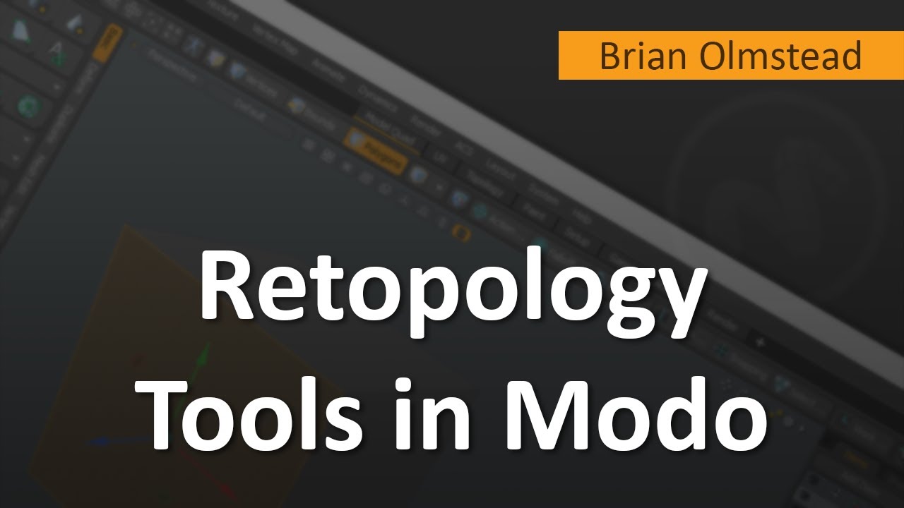 Retopology Tools in Modo