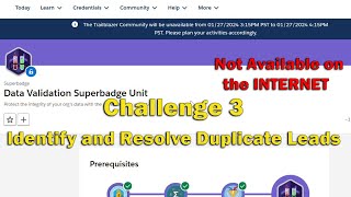 Data Validation Superbadge Unit|| Challenge 3|| Identify And Resolve D