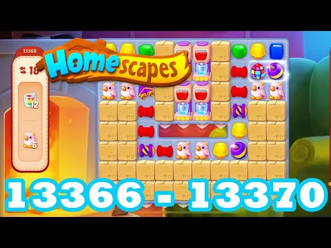 Homescapes Level 13366 - 13370 HD 3 - match puzzle Gameplay | android | IOS | 13367 | 13368 | 13369