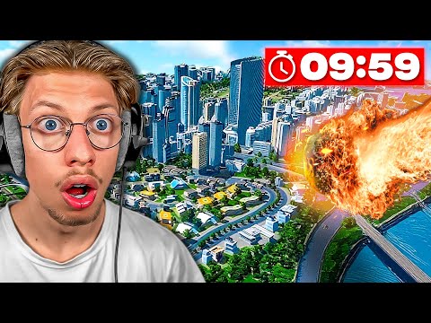 Construire une ville MAIS une MÉTÉORITE la détruit toutes les 10 minutes !