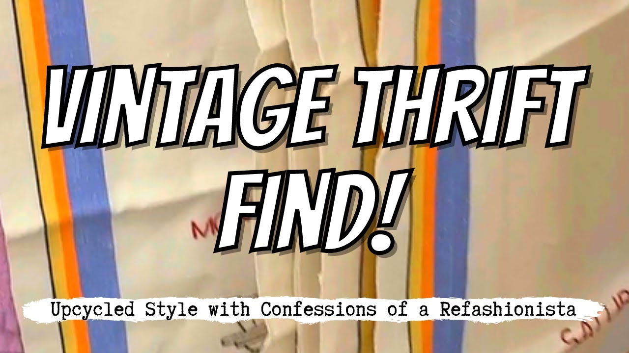 THRIFT FIND! Amazing Days of the Week Vintage Tea Towels