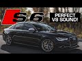 THE BEST SOUNDING S6 C7 Audi S6 With Universal Valved Mufflers Resonator Delete