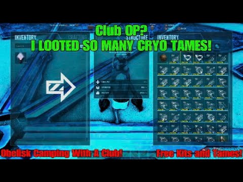 I LOOTED SO MANY CRYO TAMES! Part 3 - ARK Official PvP PS5