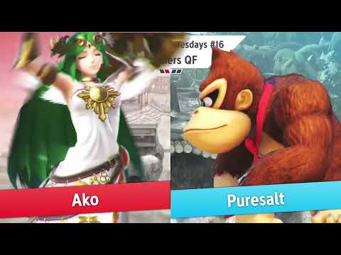 Ako (Palutena) vs Puresalt (Donkey Kong) - SST #16 Winners Quarter Finals