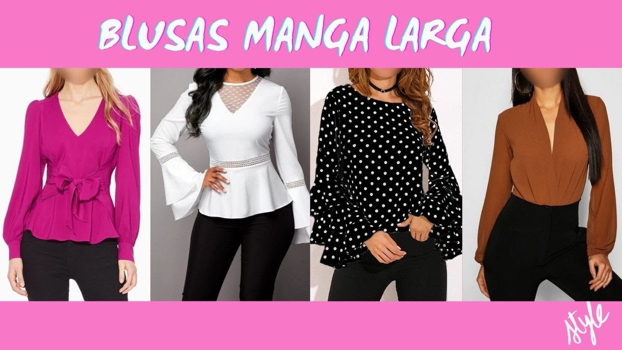 BLUSAS MANGA LARGA TENDENCIA 2021😍LONG SLEEVE BLOUSES TREND 2021