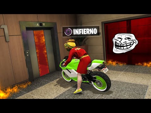 CARRERA TROLL! NO ENTRES AL ASCENSOR!! - GTA 5 ONLINE